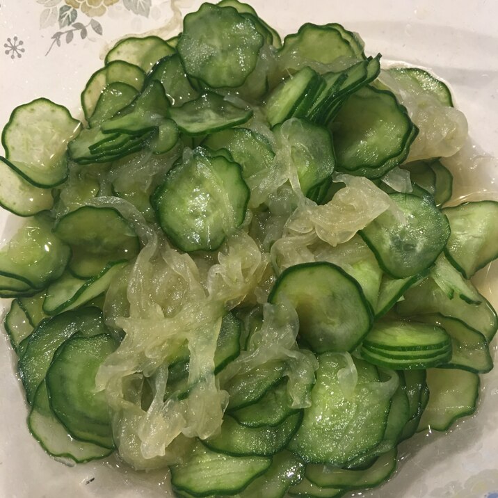 やさしい酸味!きゅうりとたまねぎの酢の物